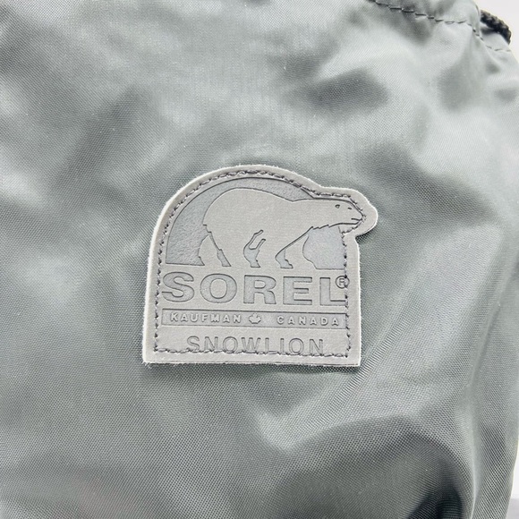 SOREL SNOW LION WOMENS BLACK WATERPROOF BOOTS SIZE 6 - Picture 7 of 16